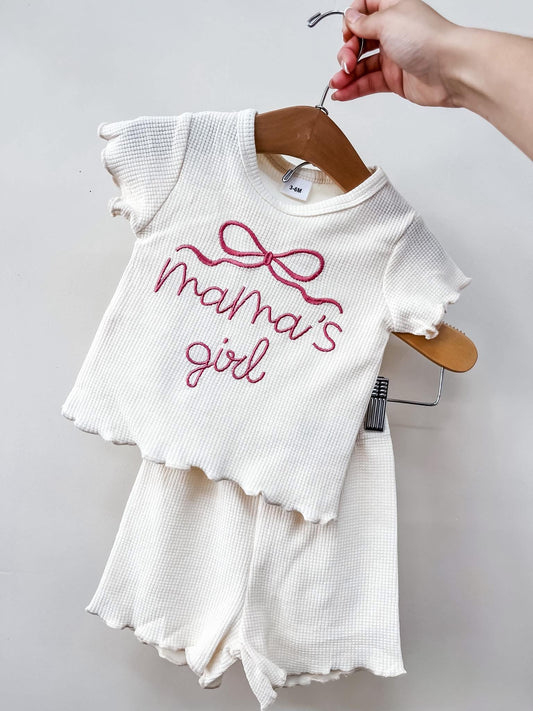 Mama’s Girl Embroidered Set - RTS