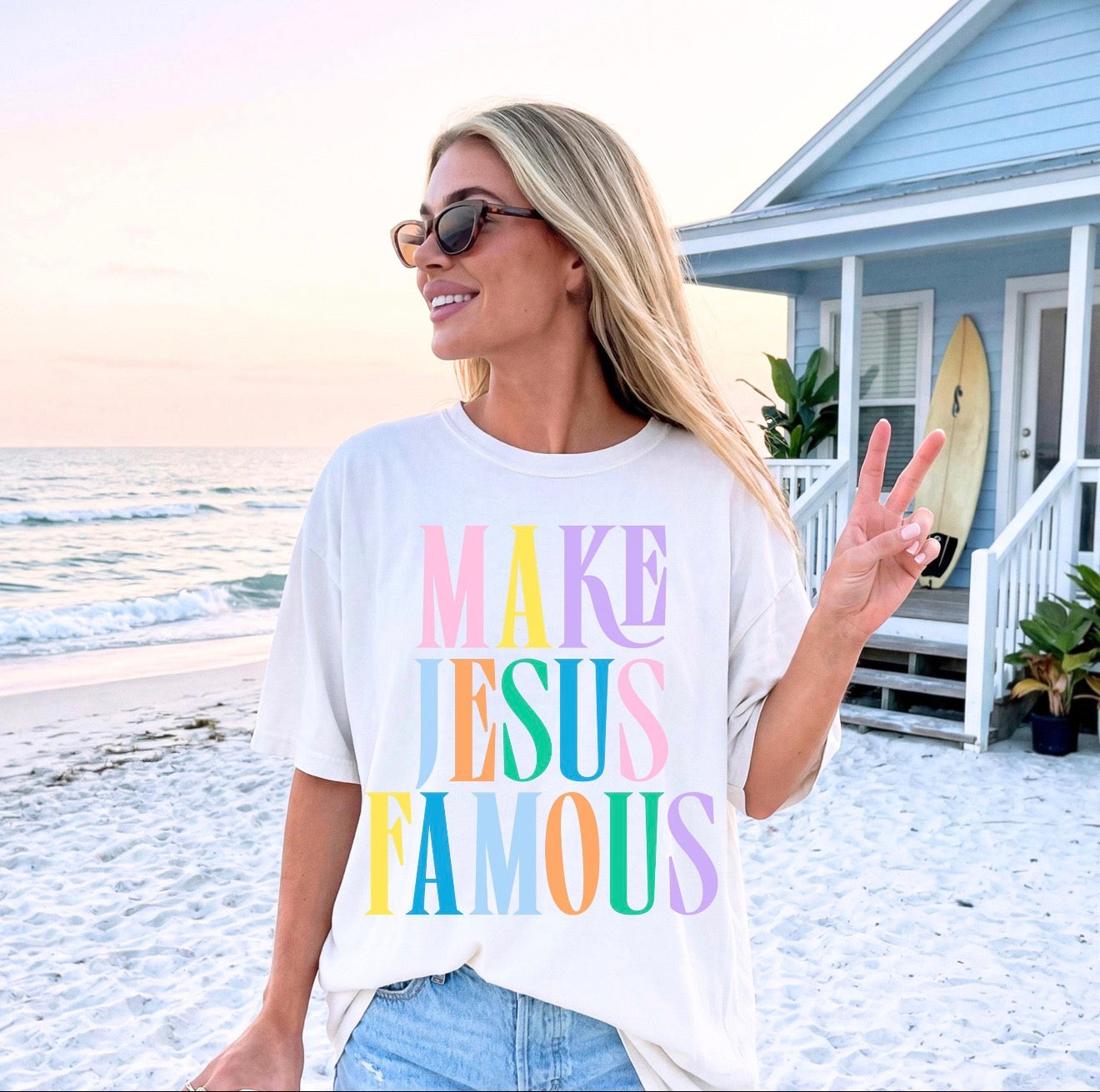 Make Jesus Famous- Pastels