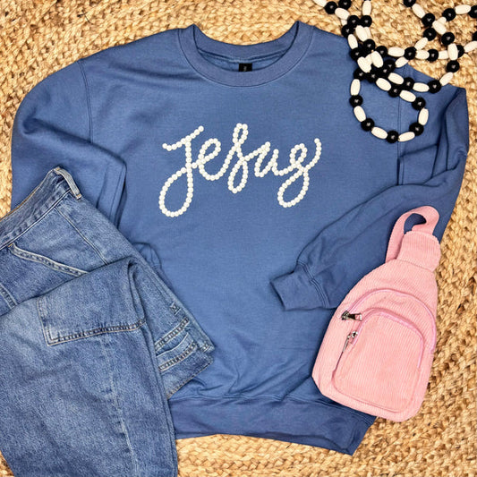 Jesus Pearls Sweatshirt - PREORDER