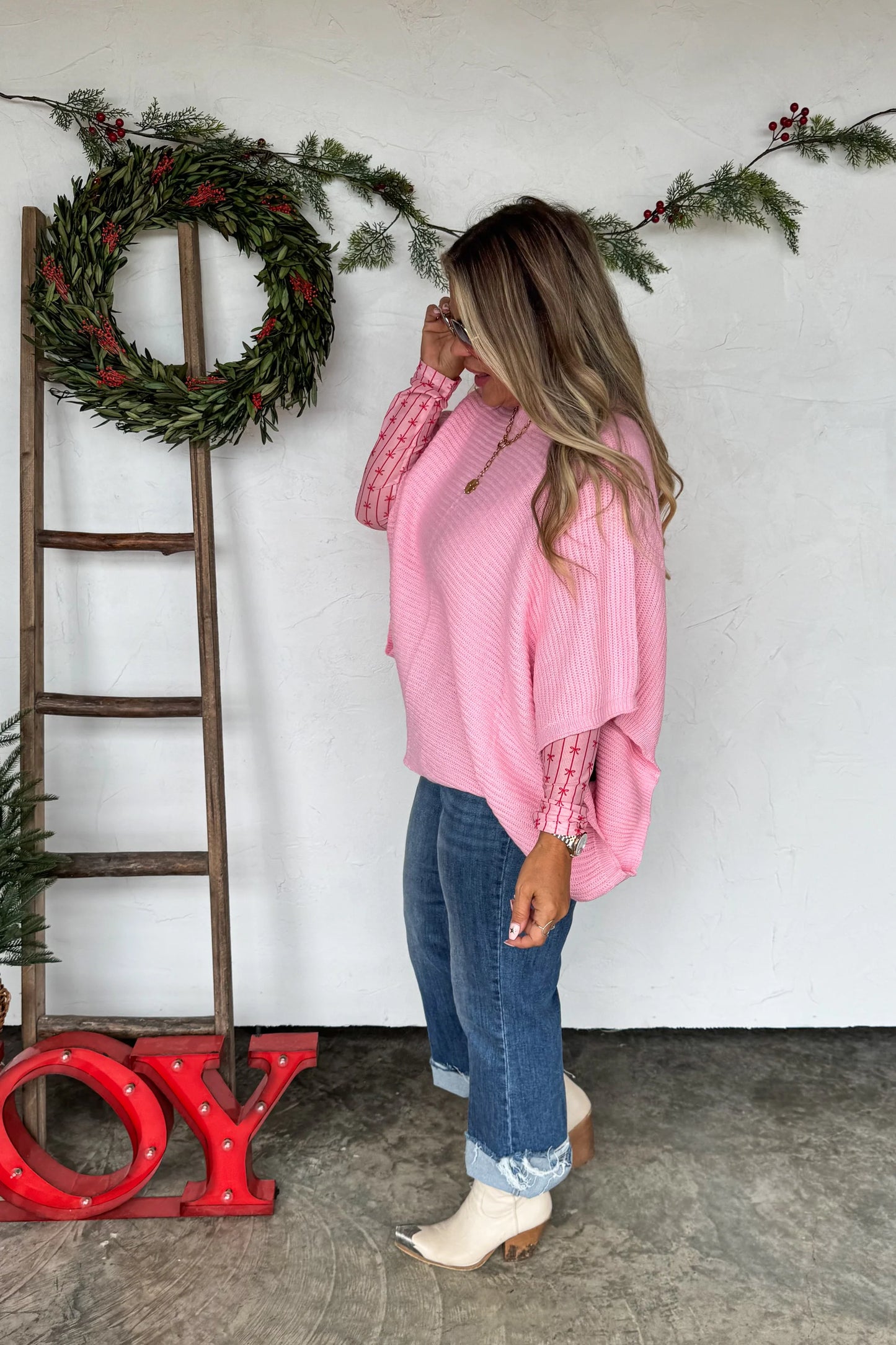 Xmas Meg Pullover Poncho - PREORDER