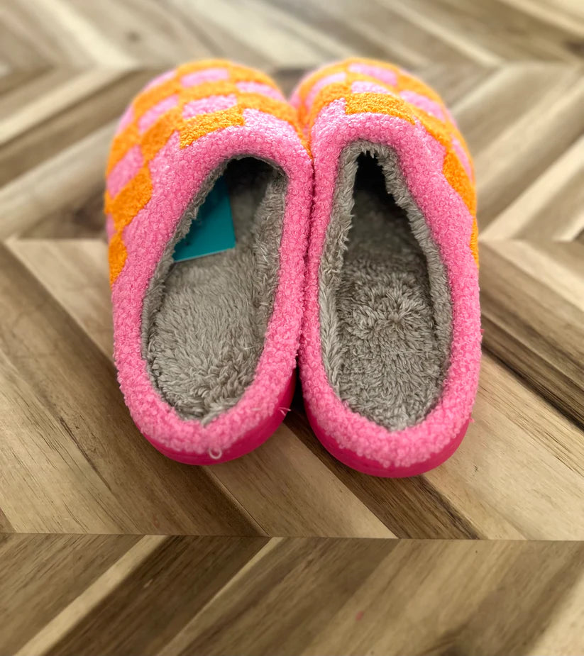 Checkered Slippers