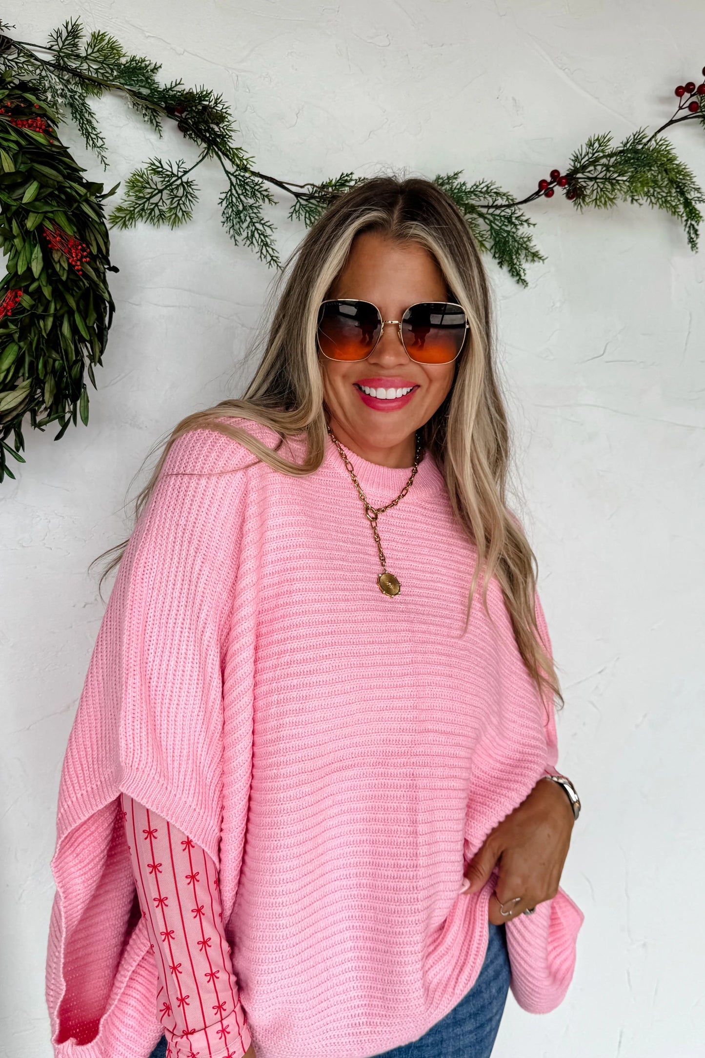 Xmas Meg Pullover Poncho - PREORDER
