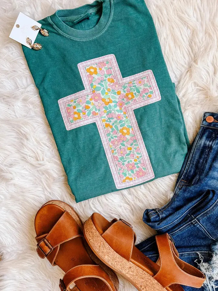 Floral Cross - PREORDER