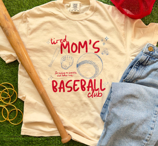 Tired Baseball Momma - PREORDER