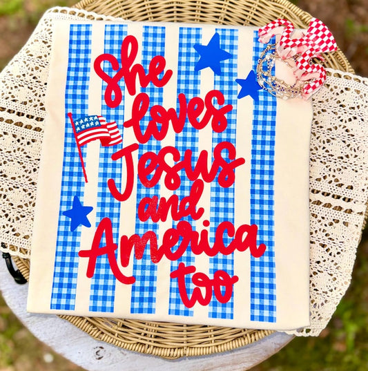 She Loves Jesus and America Too - PREORDER