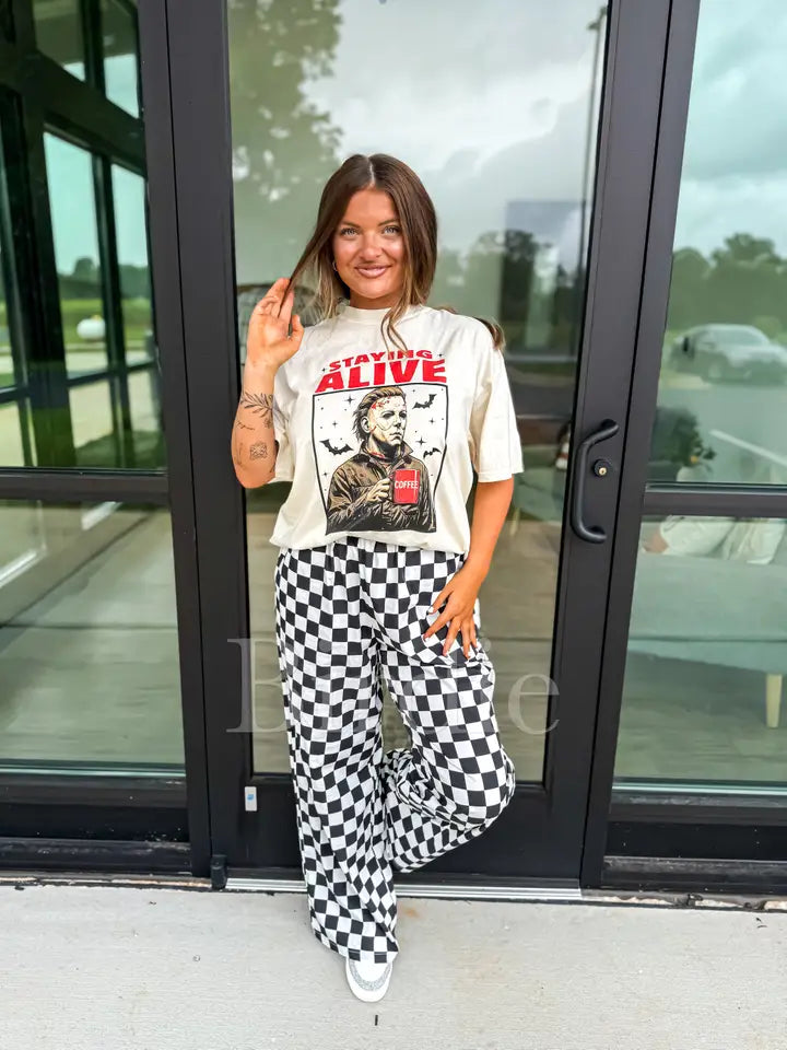 Staying Alive Tee - PREORDER