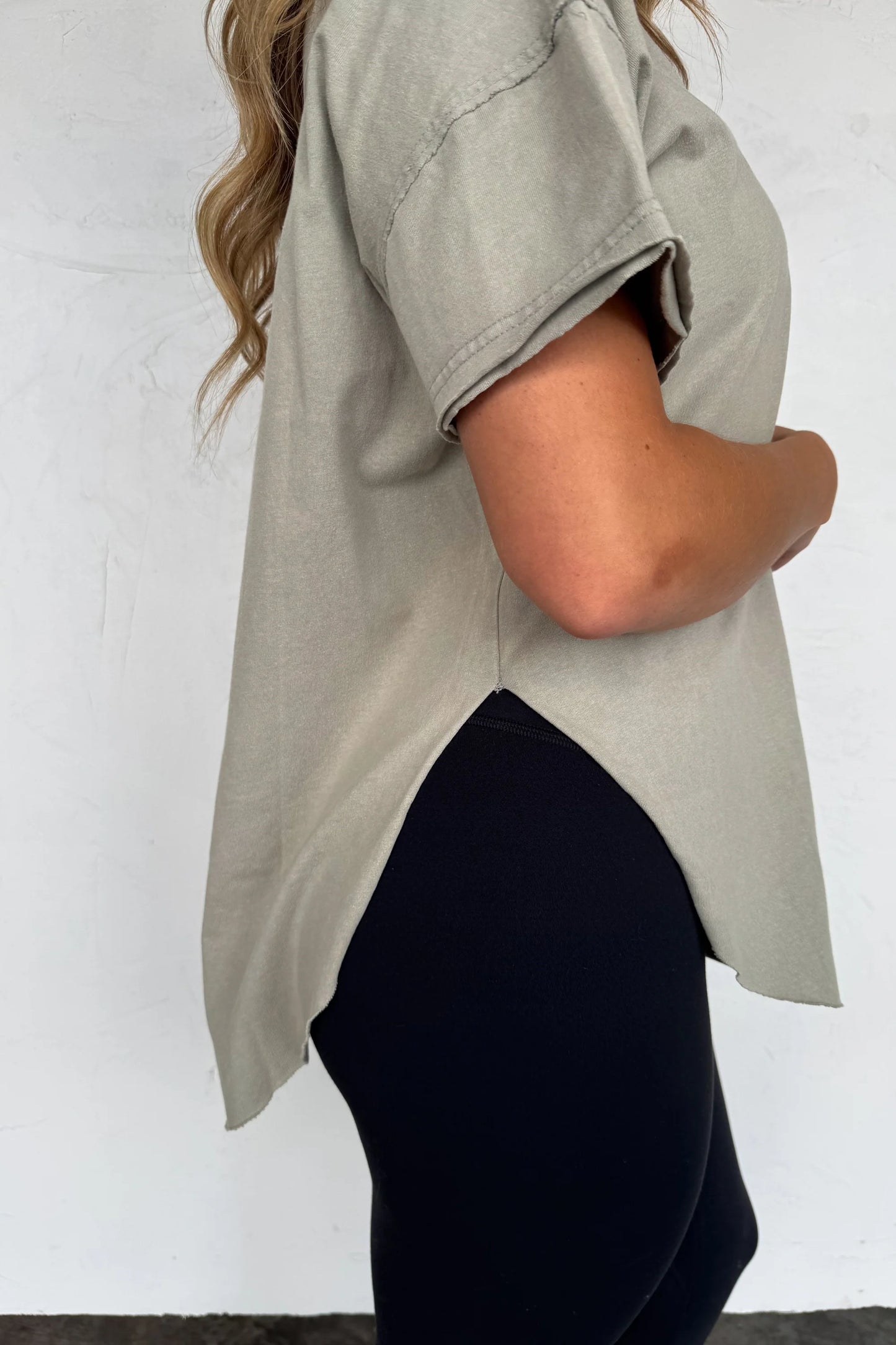 Joey Washed Cotton Bf Tee - PREORDER