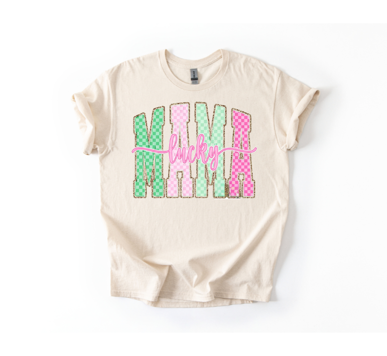 Glitter Outline Lucky Mama - PREORDER