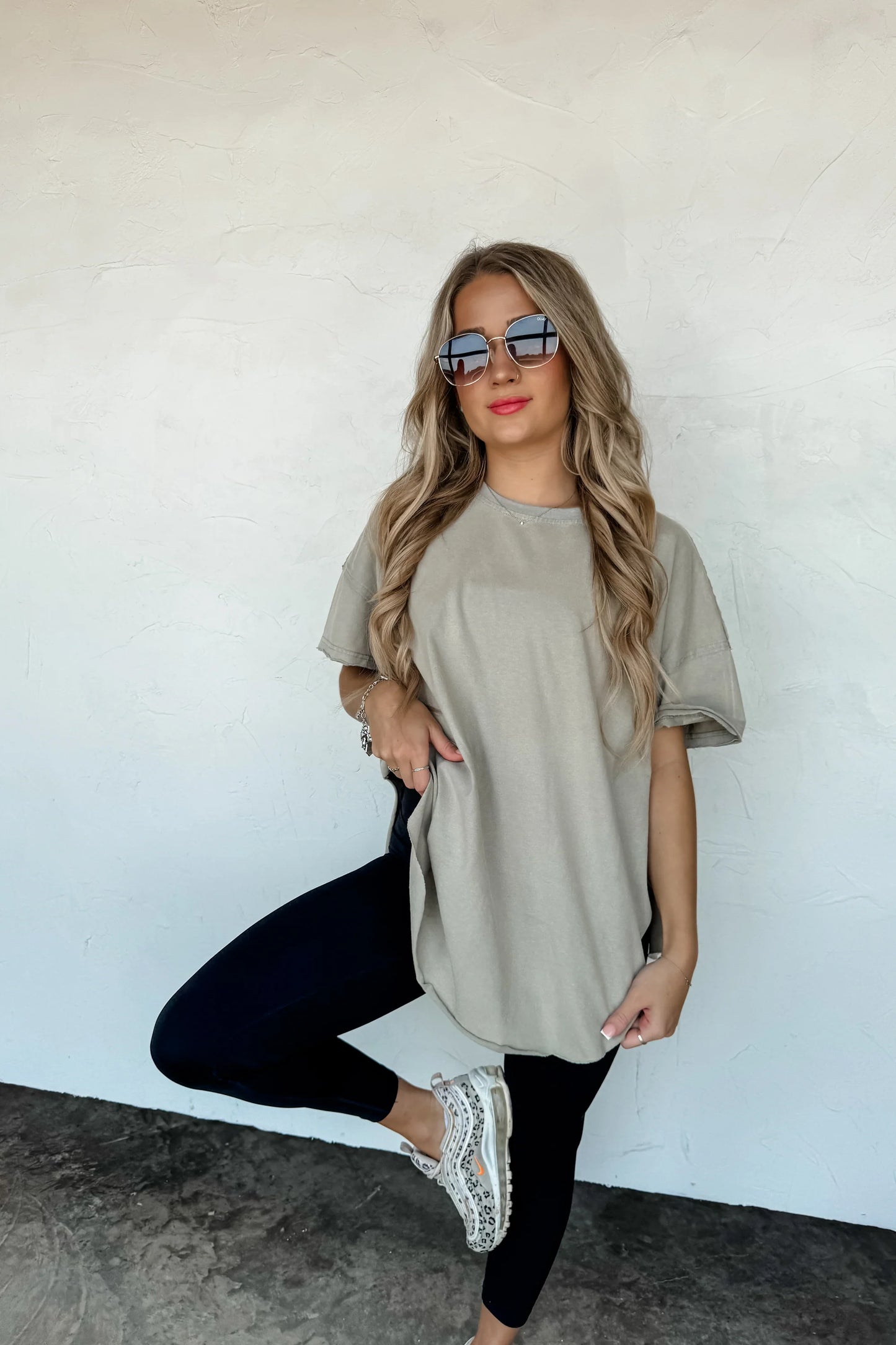 Joey Washed Cotton Bf Tee - PREORDER