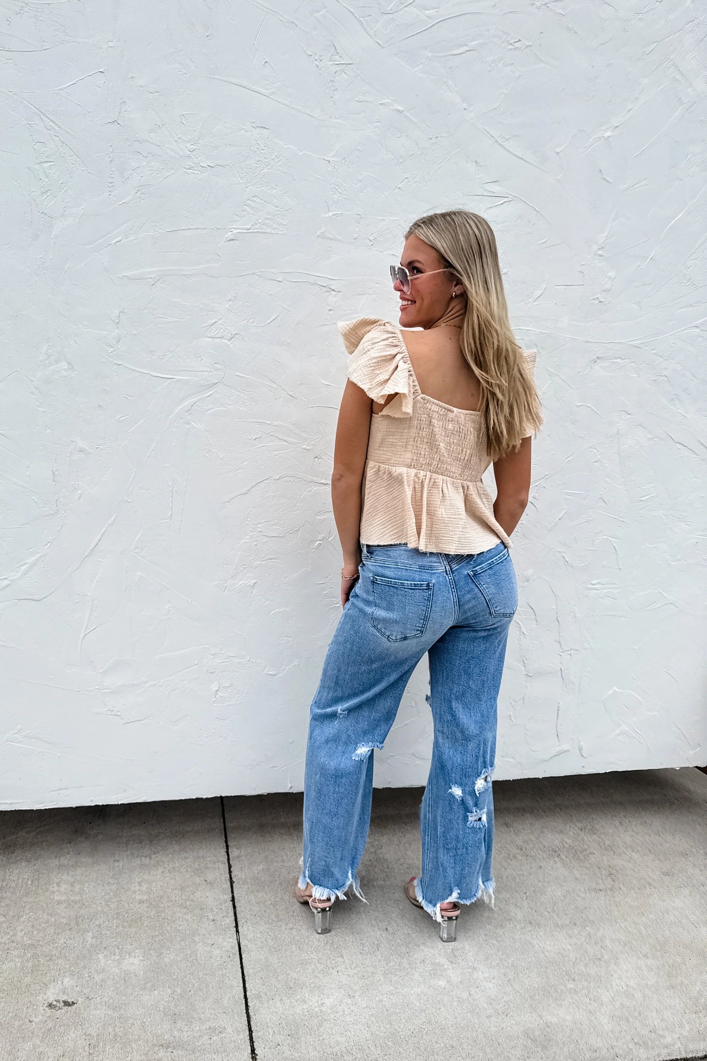 DREW DISTRESSED JEANS - PREORDER