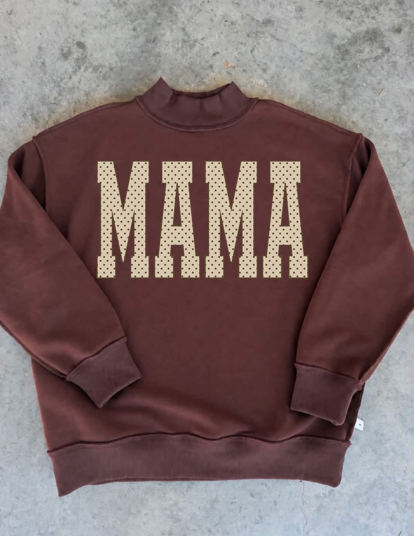 Brown Polka Mama