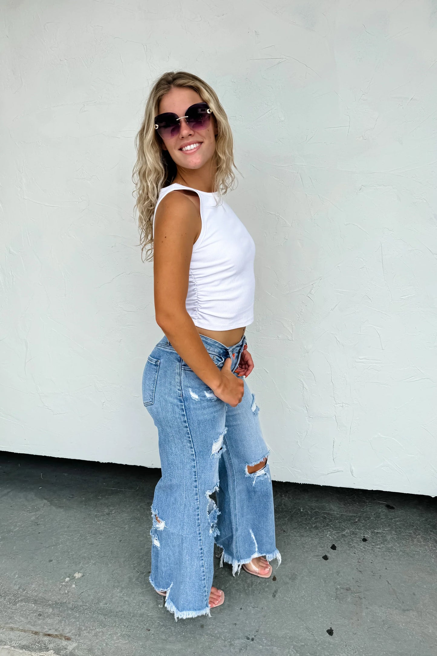 DREW DISTRESSED JEANS - PREORDER