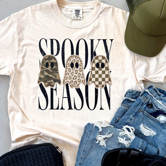 Spooky Season Pattern Ghosts