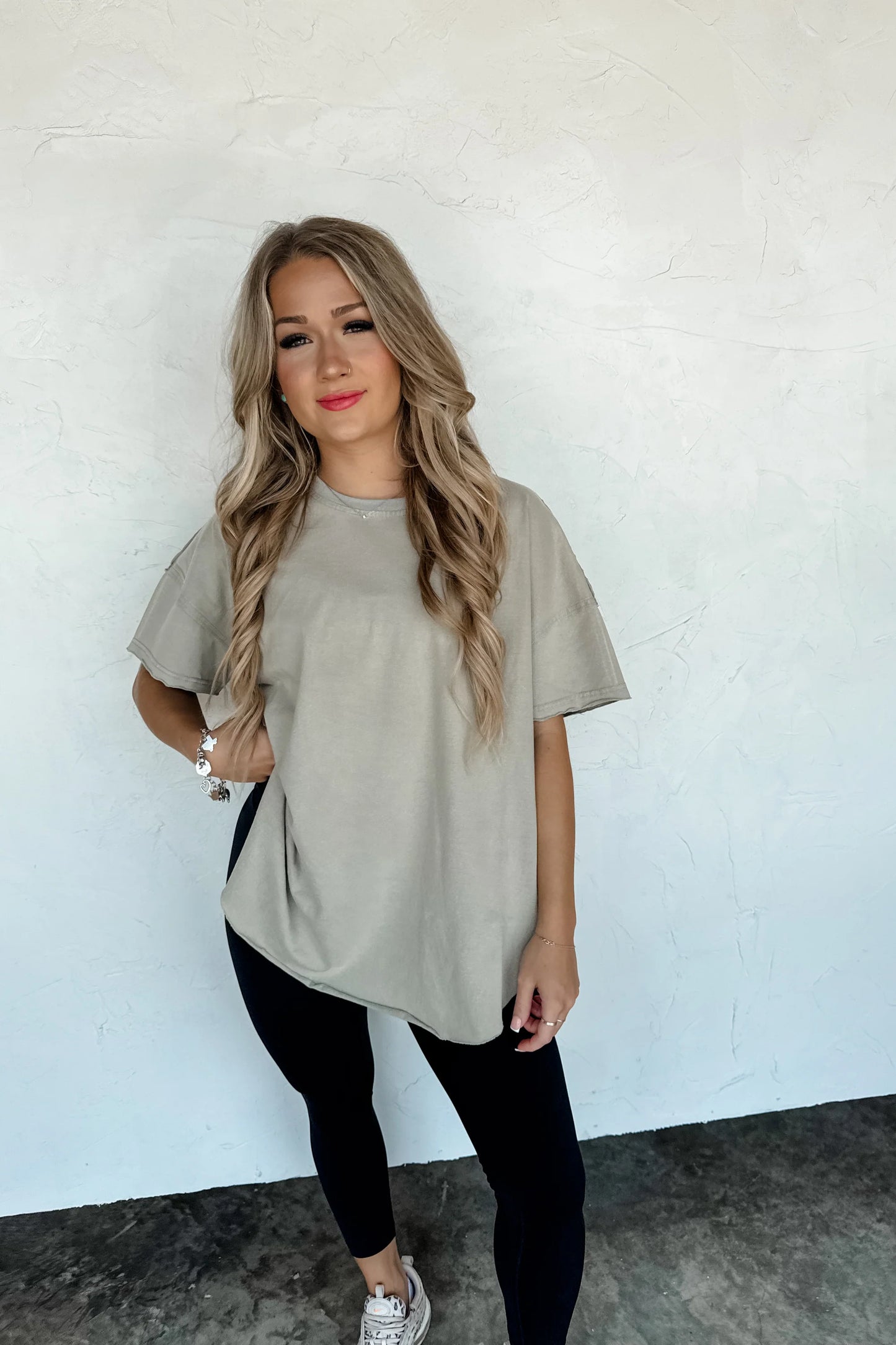 Joey Washed Cotton Bf Tee - PREORDER