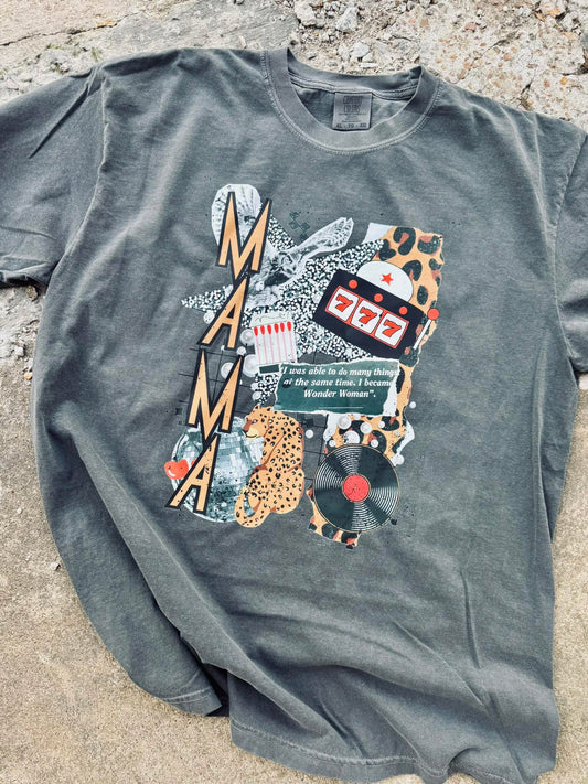 Edgy Mama Collage Tee