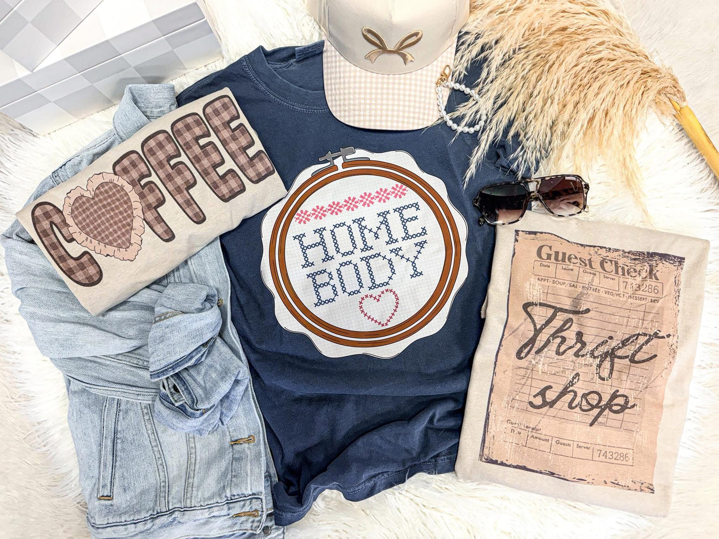 Brown Gingham Coffee - PREORDER