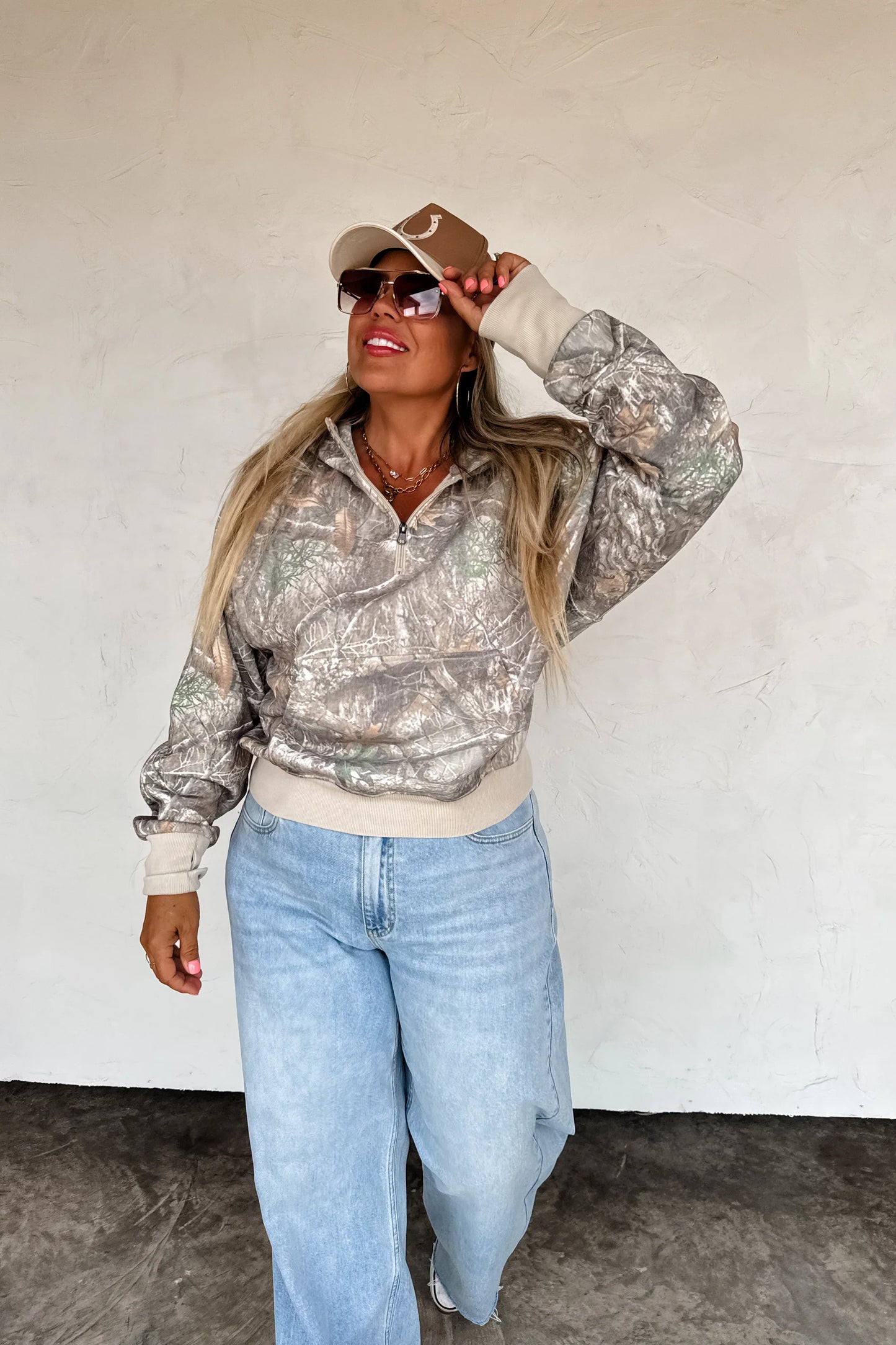 Easy Does It Camo Pullover - PREORDER