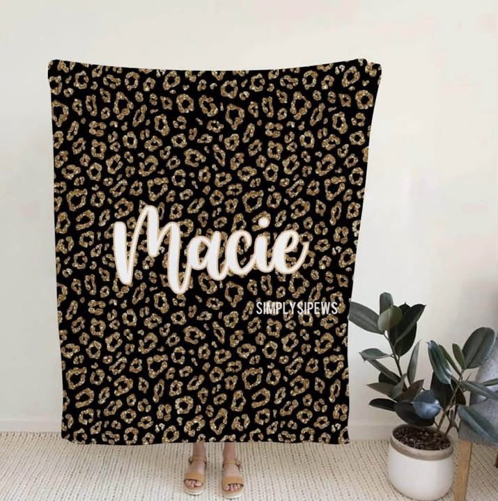 Personalized Fleece Blanket