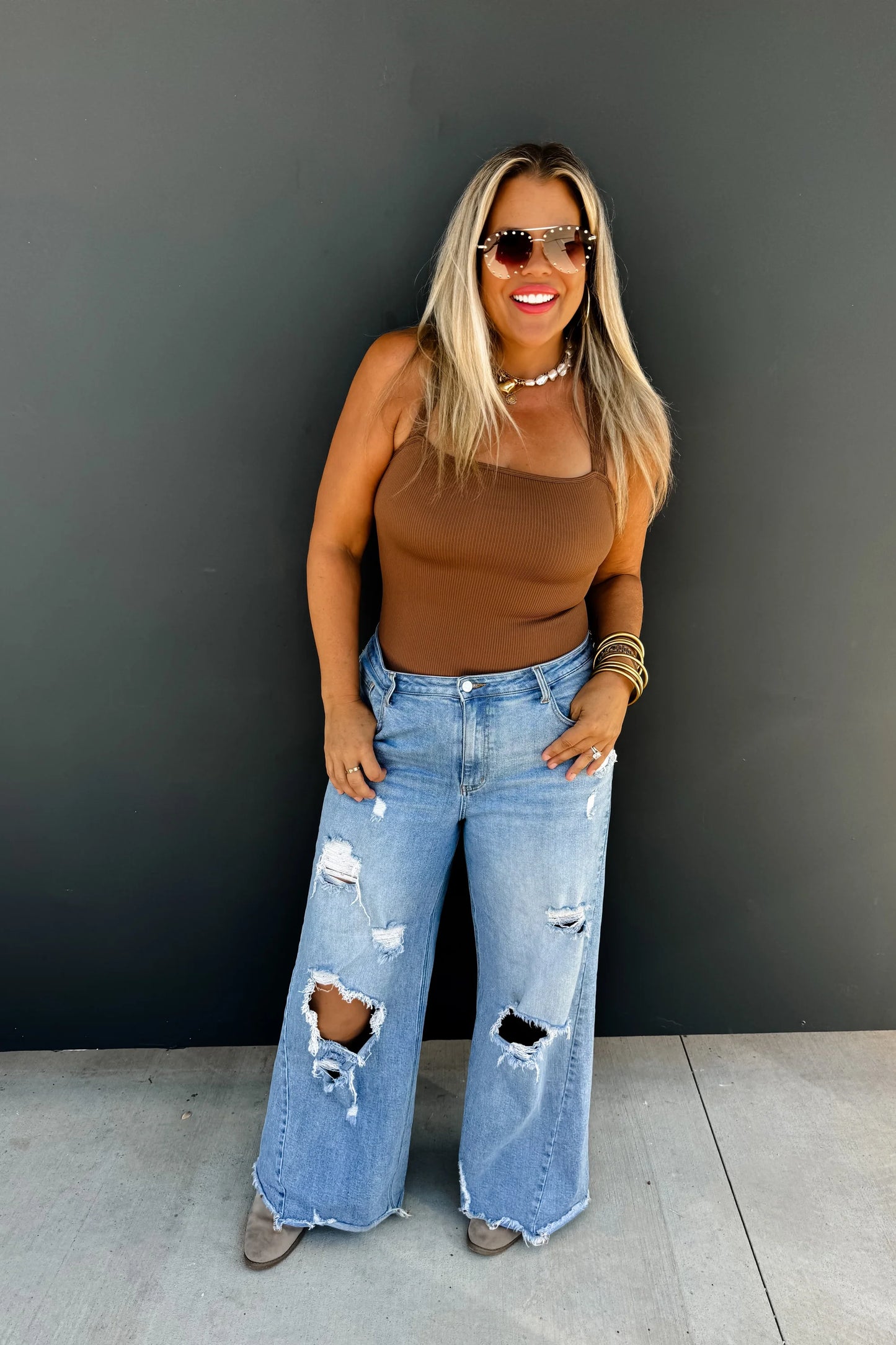 DREW DISTRESSED JEANS - PREORDER