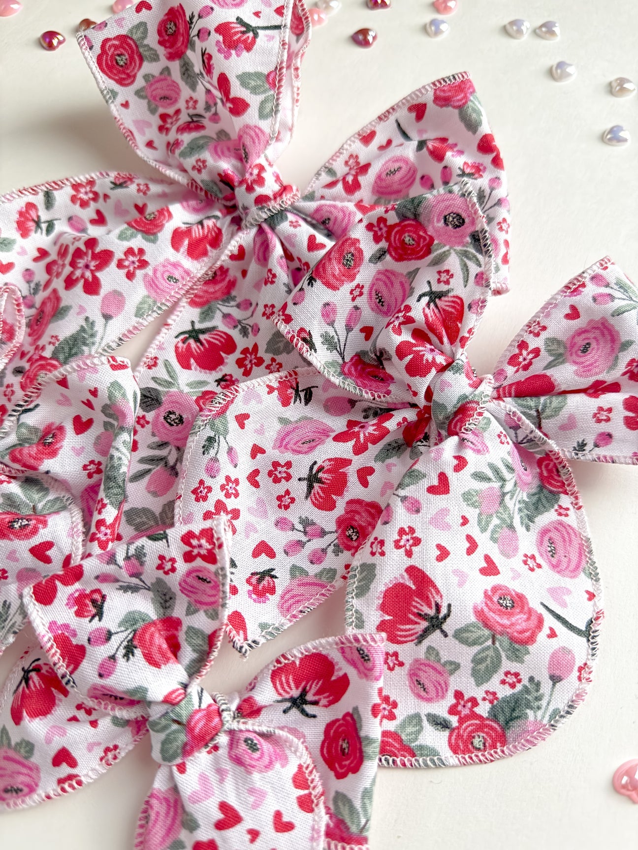 The Vday Floral Bow - PREORDER