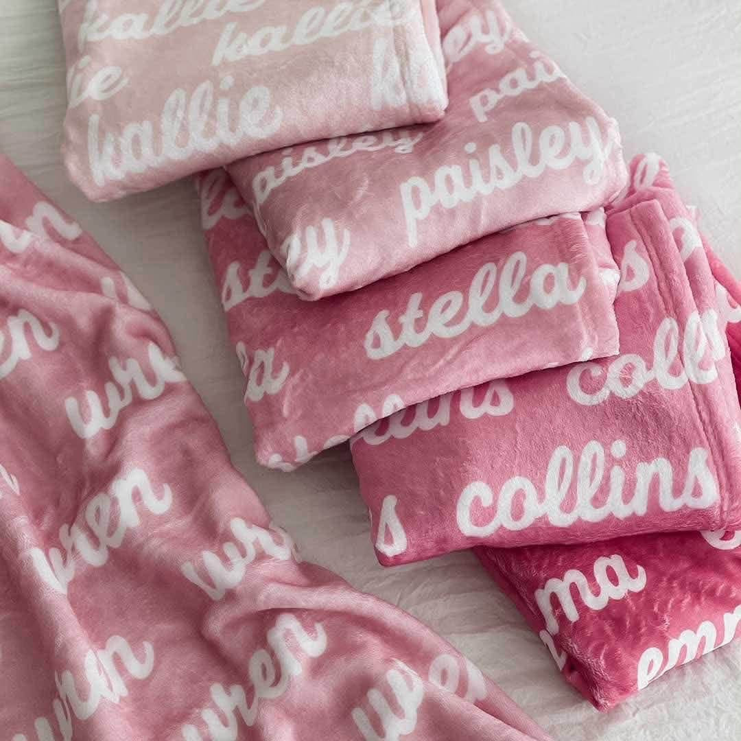 Personalized Fleece Blanket