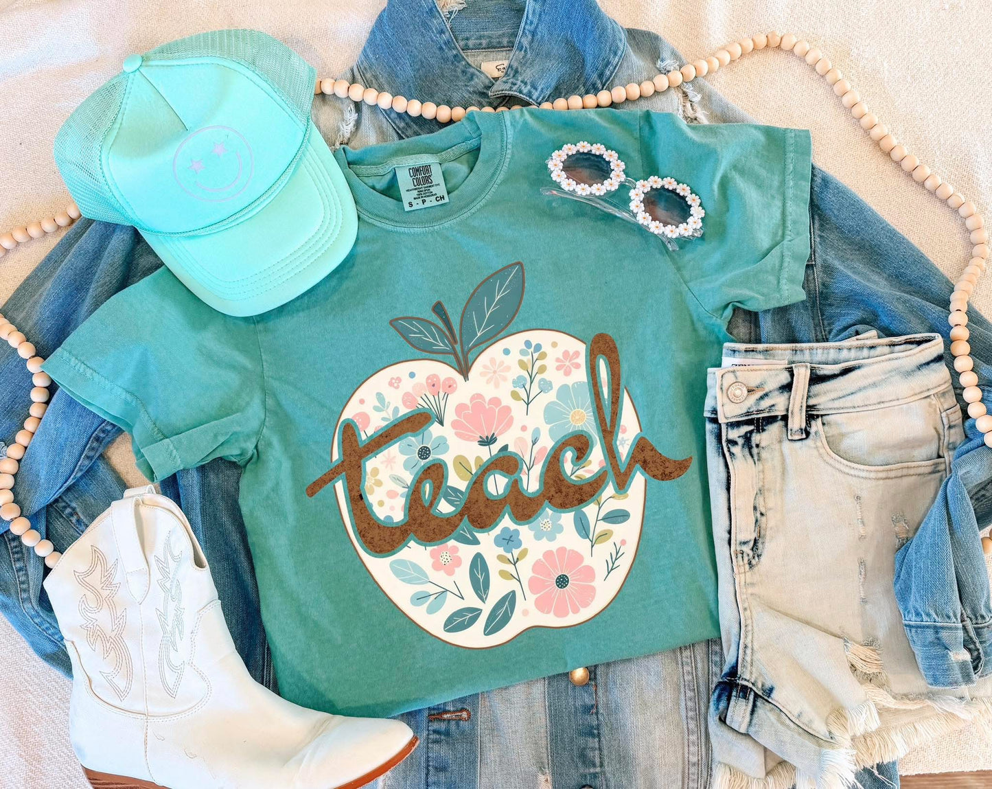 Floral Boho Teach - PREORDER