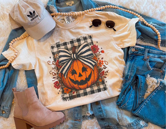 Distressed Coquette Pumpkin