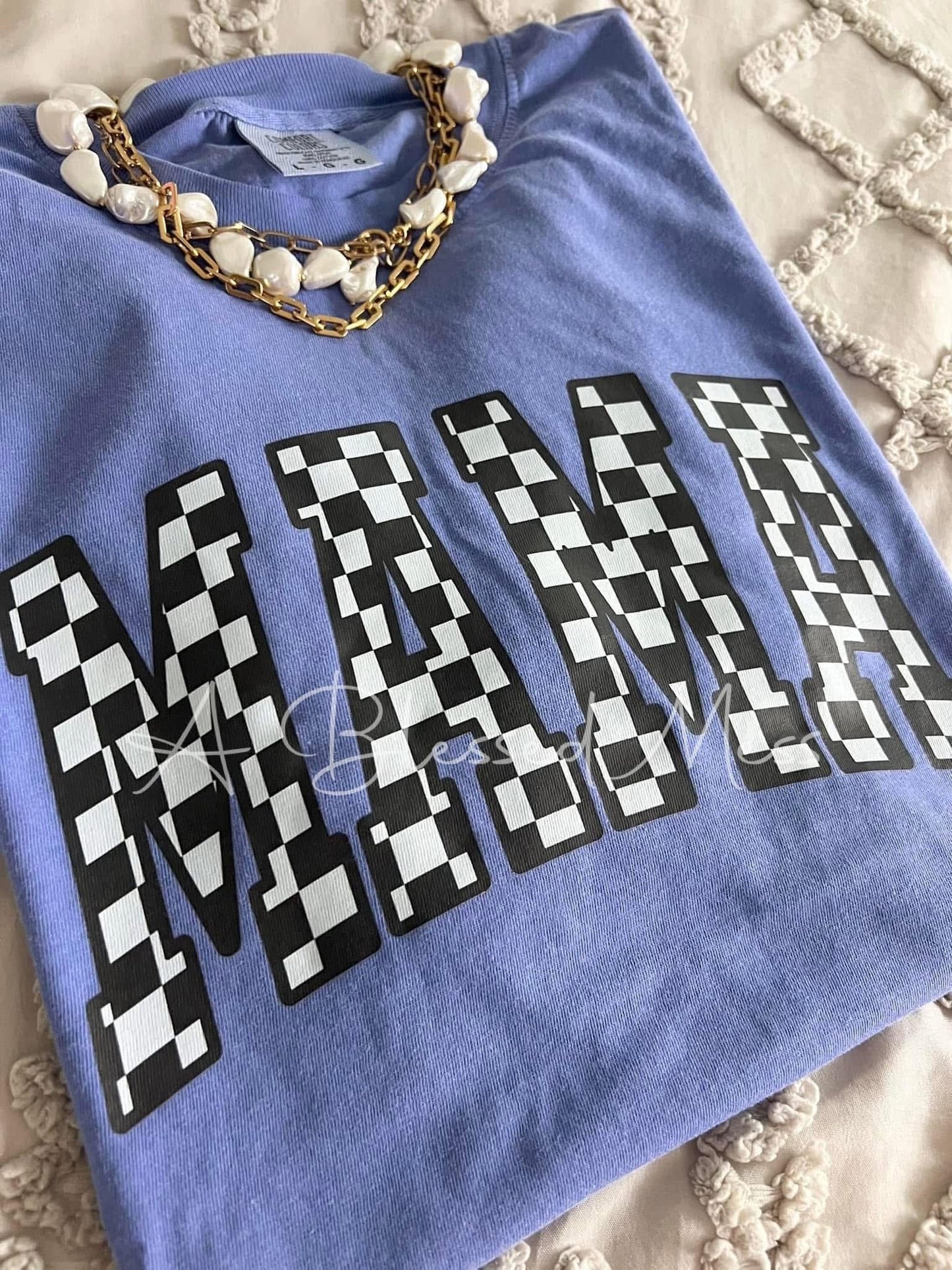 Summer Checkered Mama - PREORDER