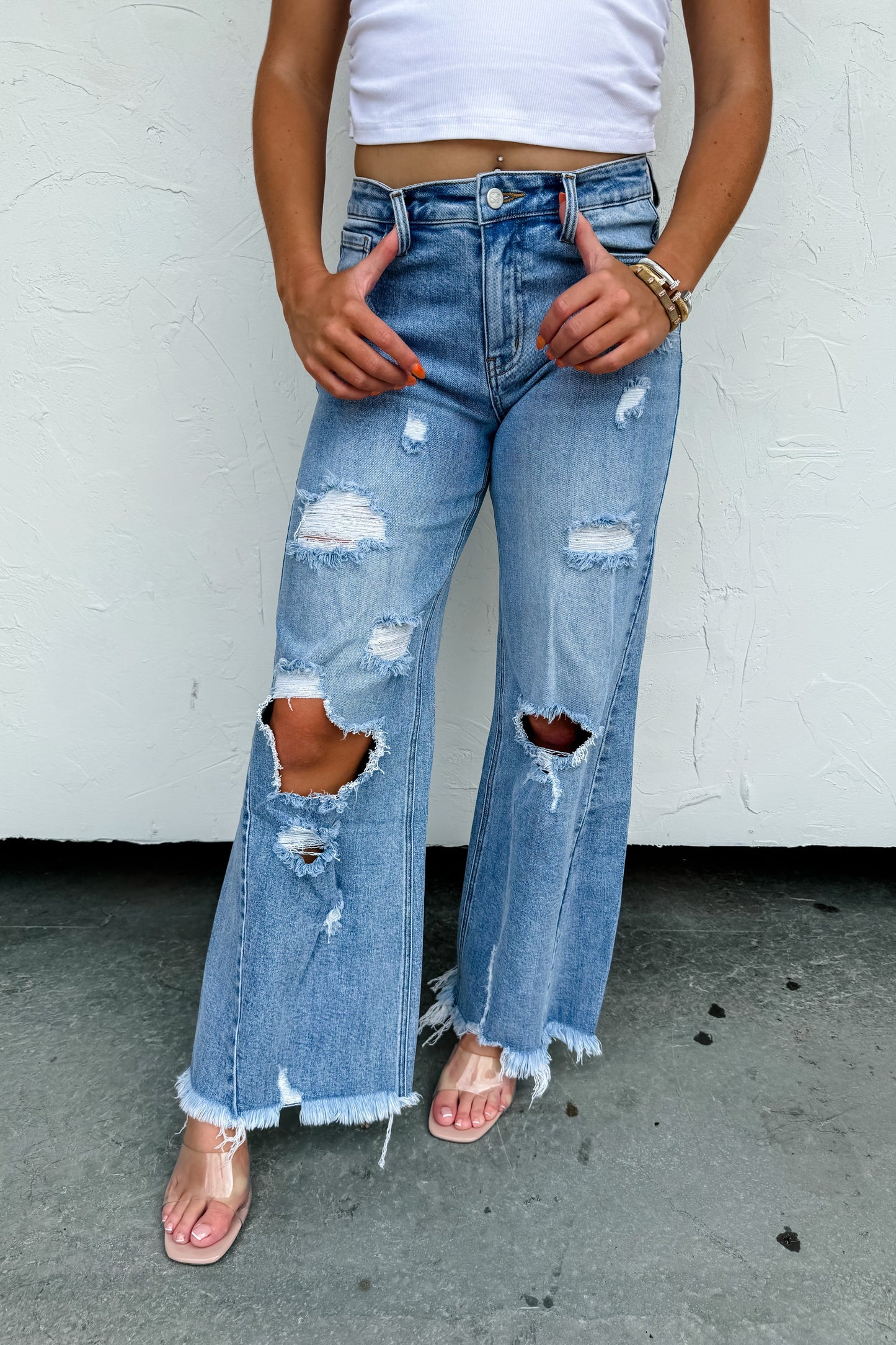 DREW DISTRESSED JEANS - PREORDER