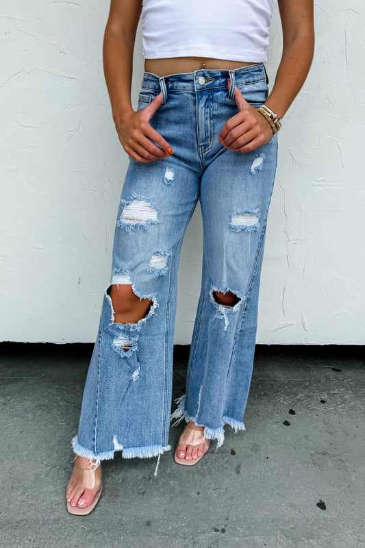 DREW DISTRESSED JEANS - PREORDER