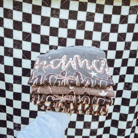 Leopard Rocker Mama Tee