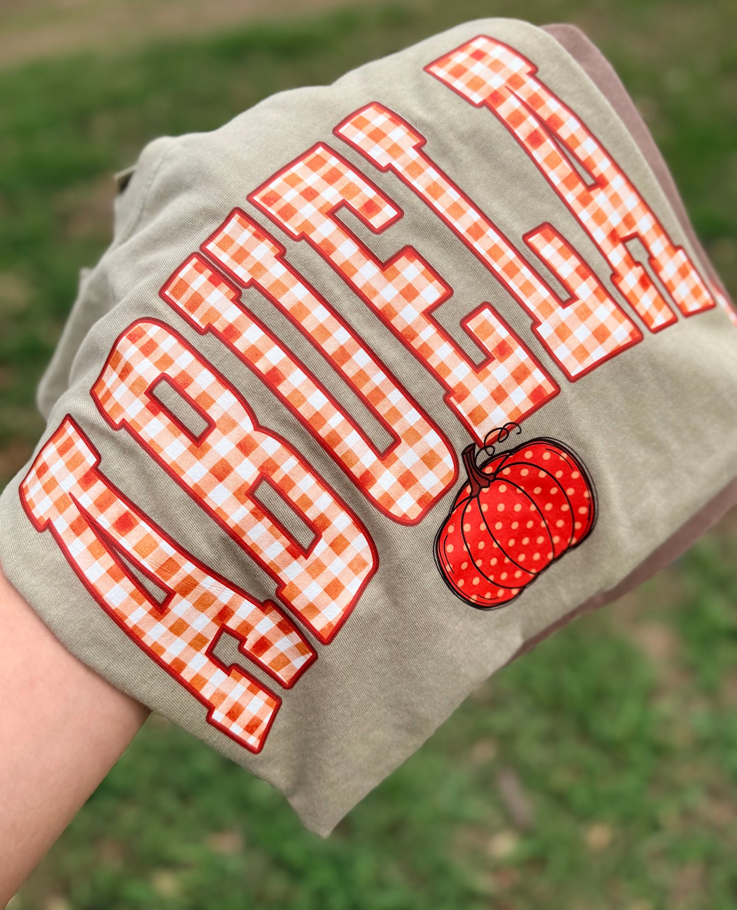 Gingham Fall Custom