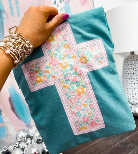 Floral Cross - PREORDER