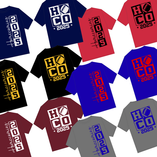 HOCO 2025 Football Tee - PREORDER