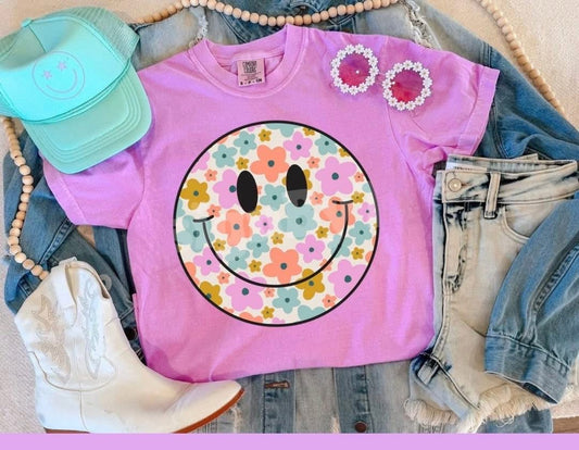Floral Smiley - PREORDER