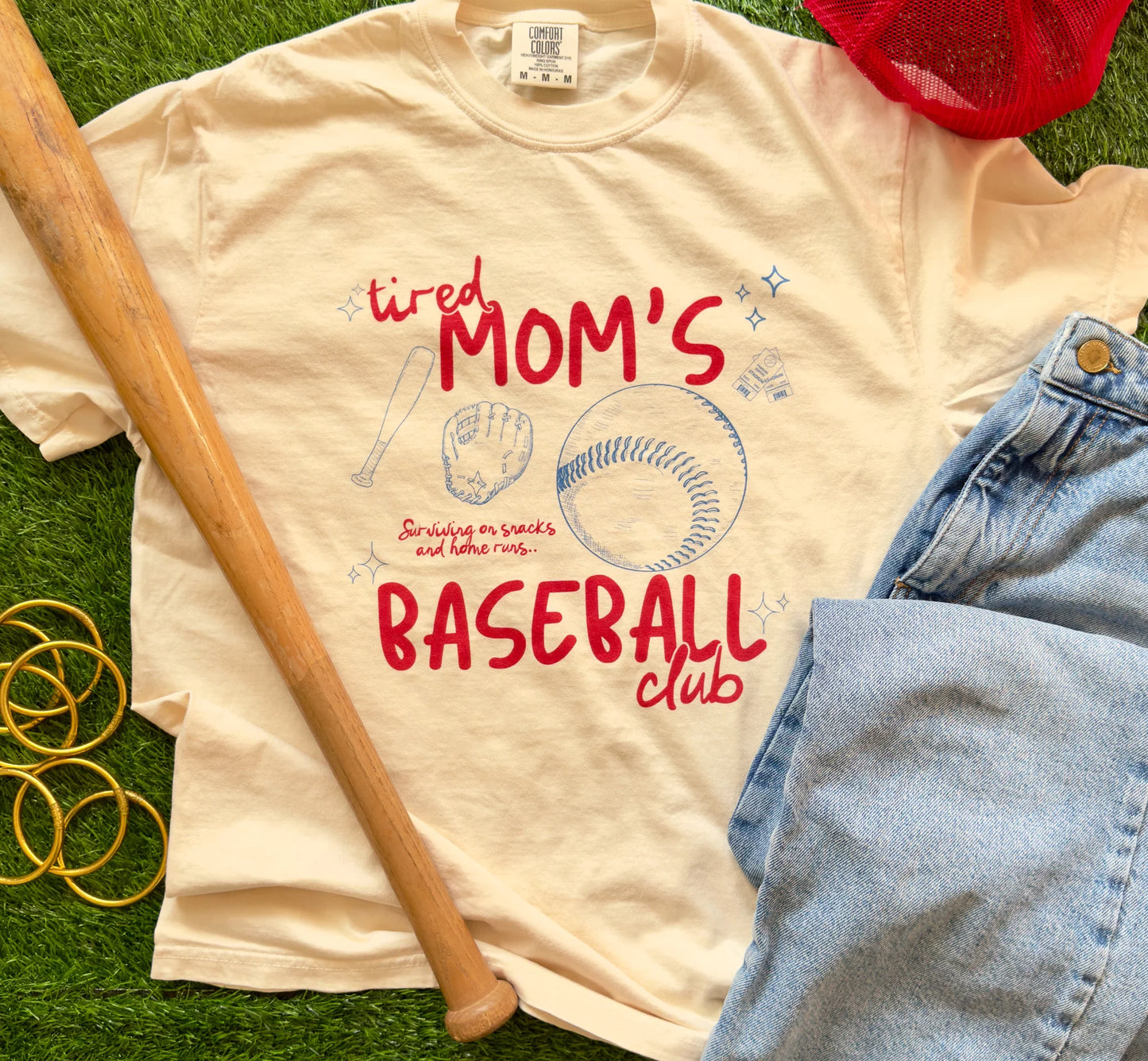 Tired Baseball Momma - PREORDER