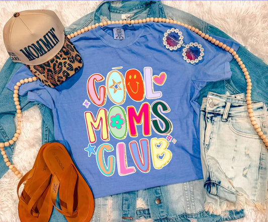 Glitter Outline Cool Moms Club - PREORDER