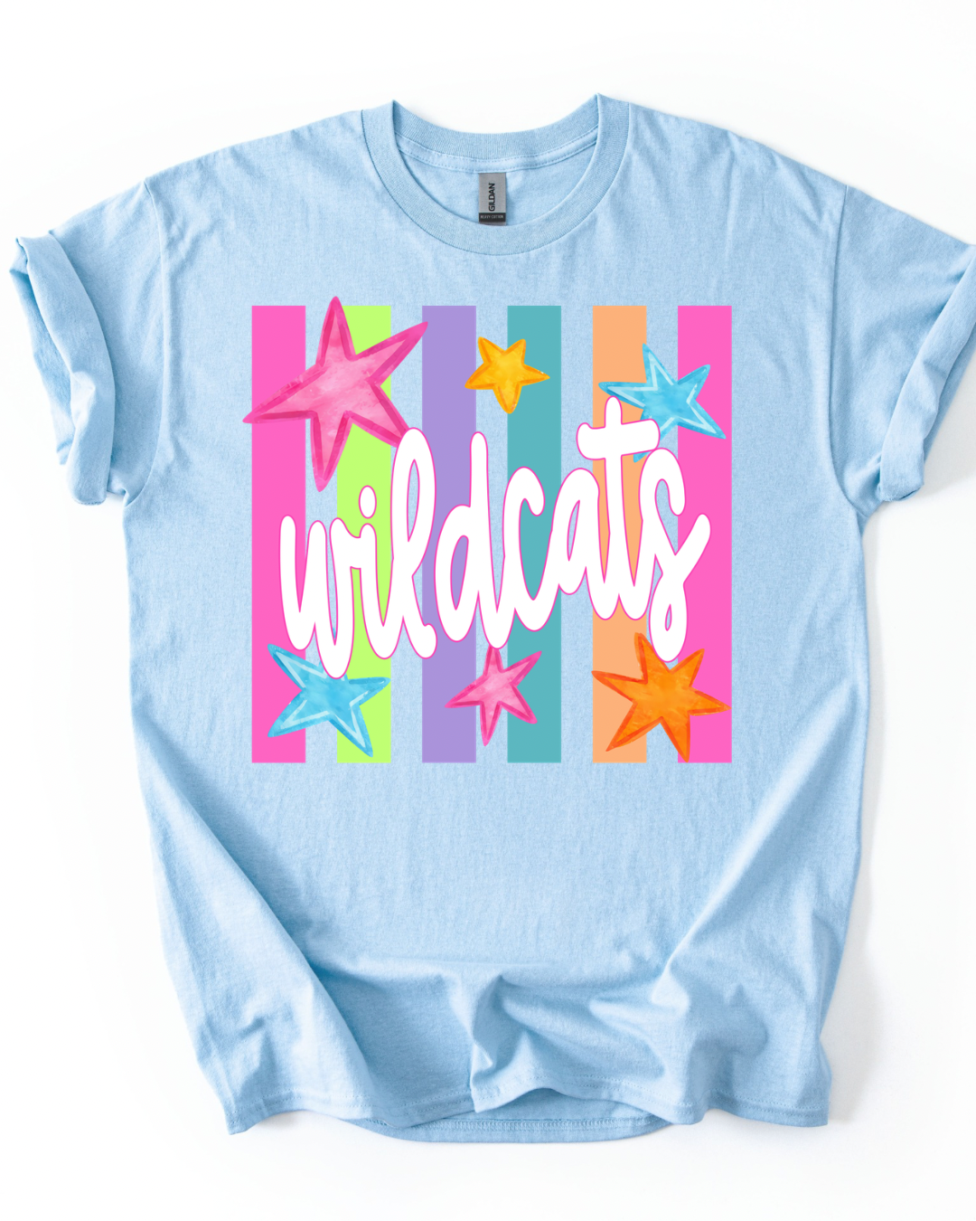 Neon Rainbow Stars Mascot