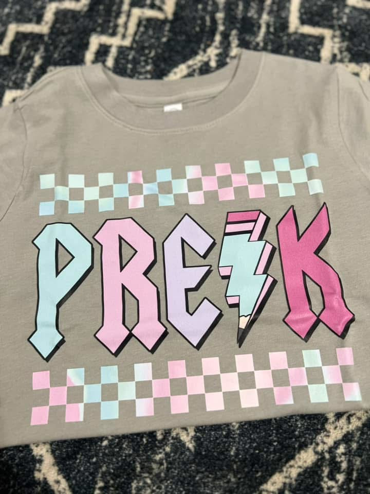 Checkered Pre-K Tee