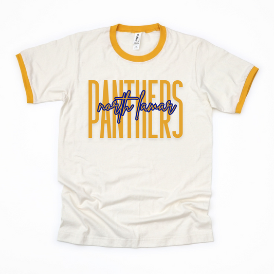 Script Ringer Mascot Tee