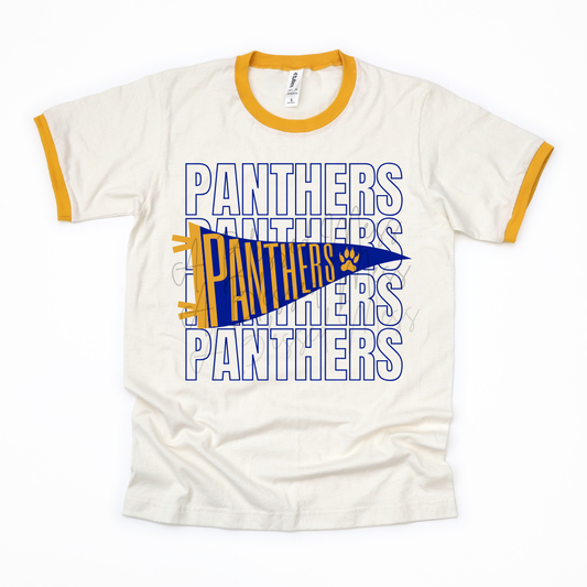 Mascot Pennant Flag Ringer Tee - PREORDER