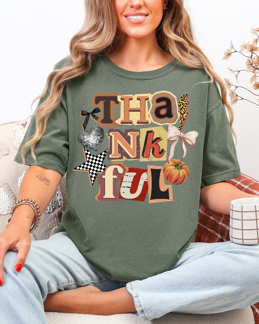 Edgy Thankful Collage - PREORDER