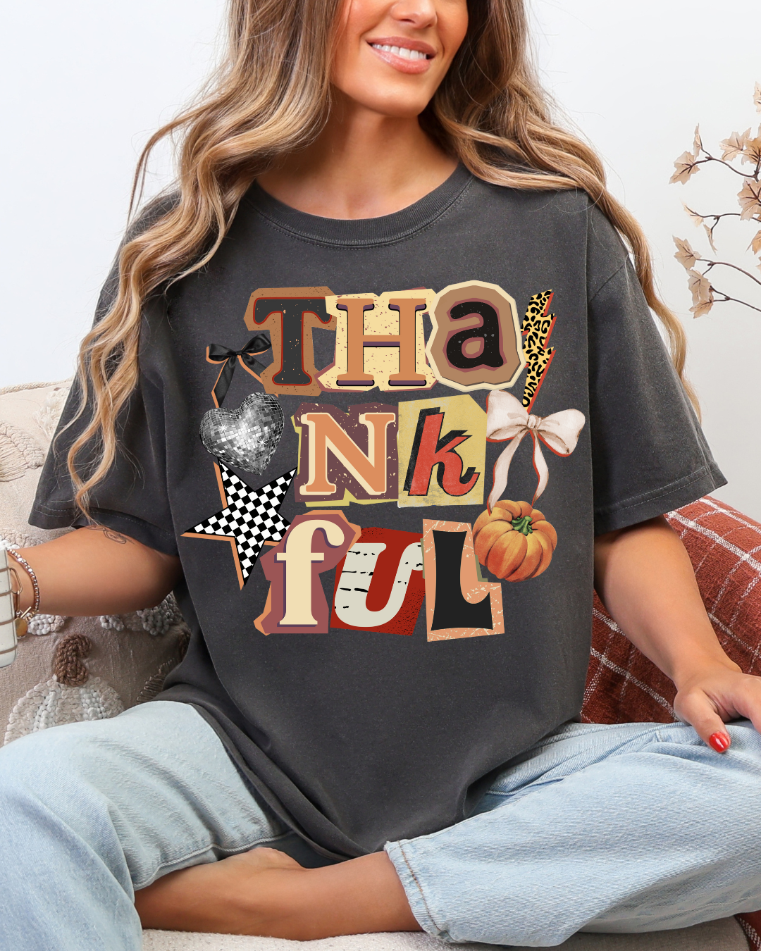 Edgy Thankful Collage - PREORDER