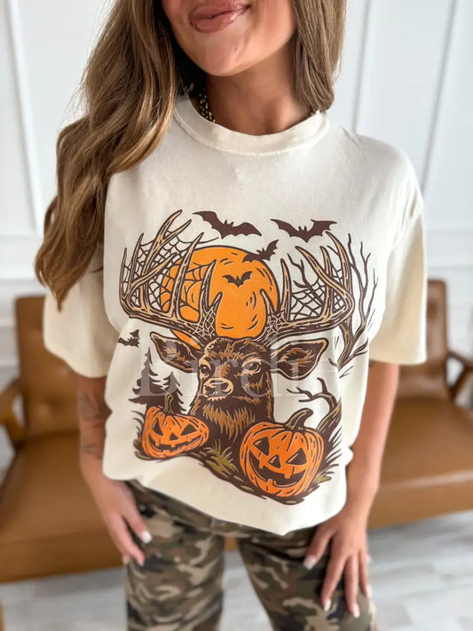Halloween Deer Tee - PREORDER